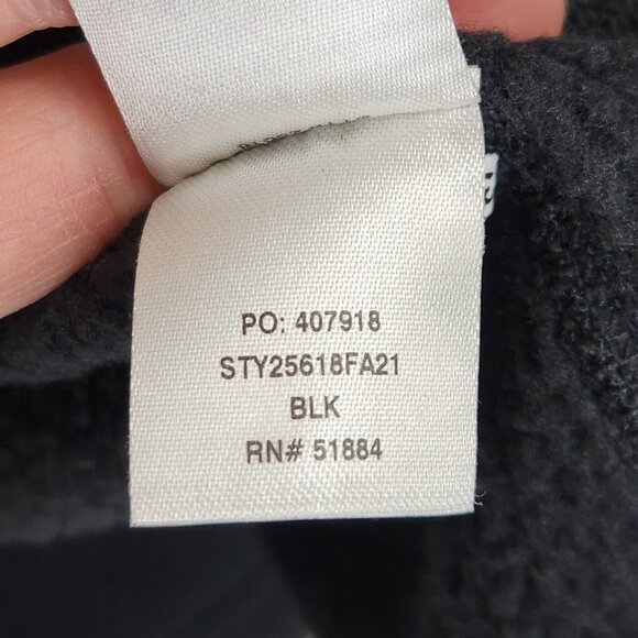 Patagonia Sweater Womens Large Black Half Zip Better Sweater Pullover Jacket - Picture 9 of 11